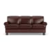 Bay Bridge - Leather Sofa, Nailhead Trim