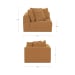 Davie - Right Arm Facing Chair - Golden Yellow