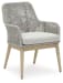 Seton Creek - Gray - Arm Chair With Cushion (Set of 2)