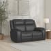 Ziggy - Power Reclining Loveseat With Power Headrest, Lumbar, Heat & Massage - Iron