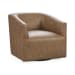 Vernon - Top Grain Leather Swivel Chair El Paso - Sand