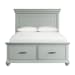 Slater - Queen Platform Storage Bed - Gray
