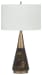 Lyrah - Black/Gold Finish - Wood Table Lamp (1/CN)