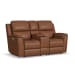 Henry - Power Reclining Loveseat With Console & Power Headrests & Lumbar - Caramel