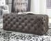 Lister - Brown - Accent Ottoman
