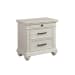 Slater - 3-Drawer Nightstand With USB Ports - White