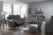 Jesolo - Dark Gray - 3 Pc. - Reclining Sofa, Loveseat, Rocker Recliner