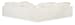 SS - Barefoot 5-Seat Sectional - White