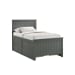 Sami - Twin Captains Bed - Gray