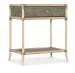 Retreat - Pole Rattan Bedside Table - Green
