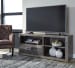 Derekson - Multi - 2 Pc. - 59"  TV Stand with Fireplace Insert Glass/Stone