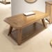 Carolina Park - Rectangular Cocktail Table - Brown