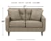 Dahra - Beige - Loveseat