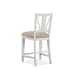 Heron Cove - Counter Chair With Upholstered Seat (Set of 2) - Chalk White