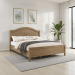 Arlington - King Panel Bed - Dark Brown