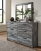 Baystorm - Gray - King Panel Bed With 4 Storage Drawers - 10 Pc. - Dresser, Mirror, Chest, King Bed, 2 Nightstands