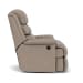 Yukon - Leather Swivel Gliding Recliner - Beige