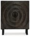 Fosterman - Distressed Black - Accent Cabinet