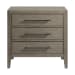 Versailles Contemporary - 3-Drawer Nightstand - Gray