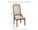 Wyndahl - Rustic Brown - Dining Uph Side Chair (2/cn) - Framed Back