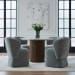 Accent Dining - Dining Chair With Casters Accent - Dark Gray
