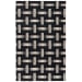 Preston - 2.6' x 8' Rug - Black/Ivory