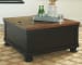 Valebeck - Black/brown - Lift Top Cocktail Table