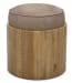 CC - Berkley Storage Footstool - Light Brown