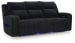 Forest Lake - Black - Power Reclining Sofa With Adj Headrest