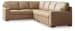 Bandon - 3-Piece Sectional With Raf Loveseat - Toffee