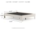Socalle - Light Natural - Full Platform Bed