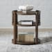 Warren Park - Round Chairside Table - Brown