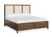Ridgefield - California King Upholstered Panel Storage Bed With 2 Nightstands - Russet / Beige
