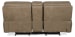 MS - Riverton Power Gliding Console Loveseat With Power Headrest/Lumbar - Brown