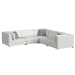 Zandara - 5 Piece Modular Set Sectional - Beige