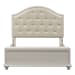Stardust - Full Panel Bed - White