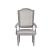 Glenmore - Dining Arm Chair With Fabric (Set of 2) - Aged Gray