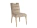 Sunset Key - Aiden Channeled Upholstered Side Chair - Beige