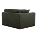 Rue - Left Arm Facing Chair - Deep Green