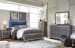 Lodanna - 6 Pc. - Dresser, Mirror, Chest, Queen Panel Bed - Gray