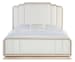 Nouveau Chic - California King Upholstered Bed - Light Brown