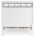 Ashbryn - White / Natural - Queen Panel Storage Bed