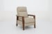 Ashland (B) - Recliner Push Thru The Arm - Cashmere-Stone