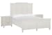 Willowbrook - King Panel Bed With 2 Nightstands - Egg Shell White