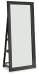 Evesen - Black - Floor Standing Mirror/Storage