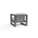 Redondo - Club Chair, No Welt - Cast Silver / Dark Gray