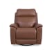 Refined - Power Swivel Gliding Recliner With Power Headrest & Lumbar - Hickory