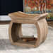 Connor - Elm Accent Stool - Light Brown