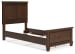 Danabrin - Twin Panel Bed - Brown