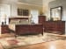 Alisdair - King Sleigh Bed - Dark Brown